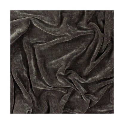 Charcoal - Side - Yard Chenille Heavy Throw