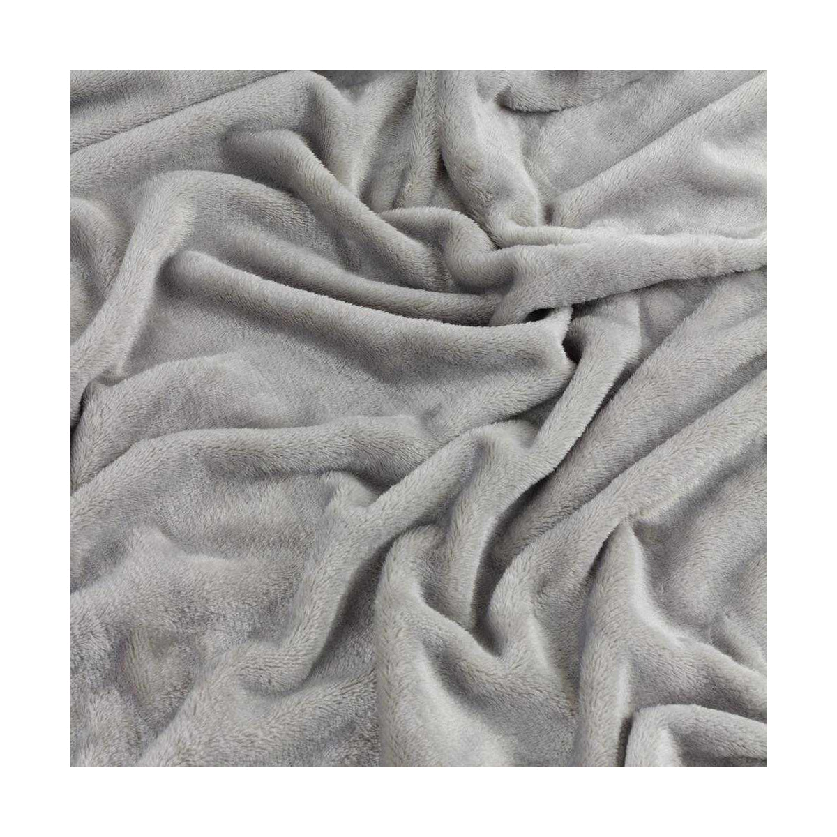Grey - Back - Furn Harrow Fleece Throw