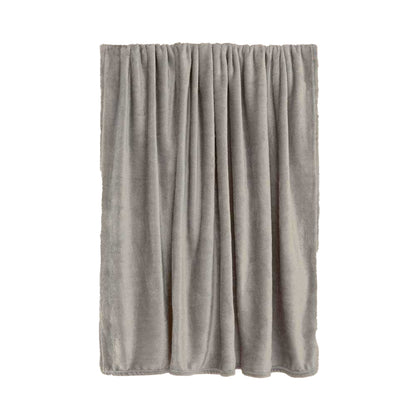 Grey - Side - Furn Harrow Fleece Throw
