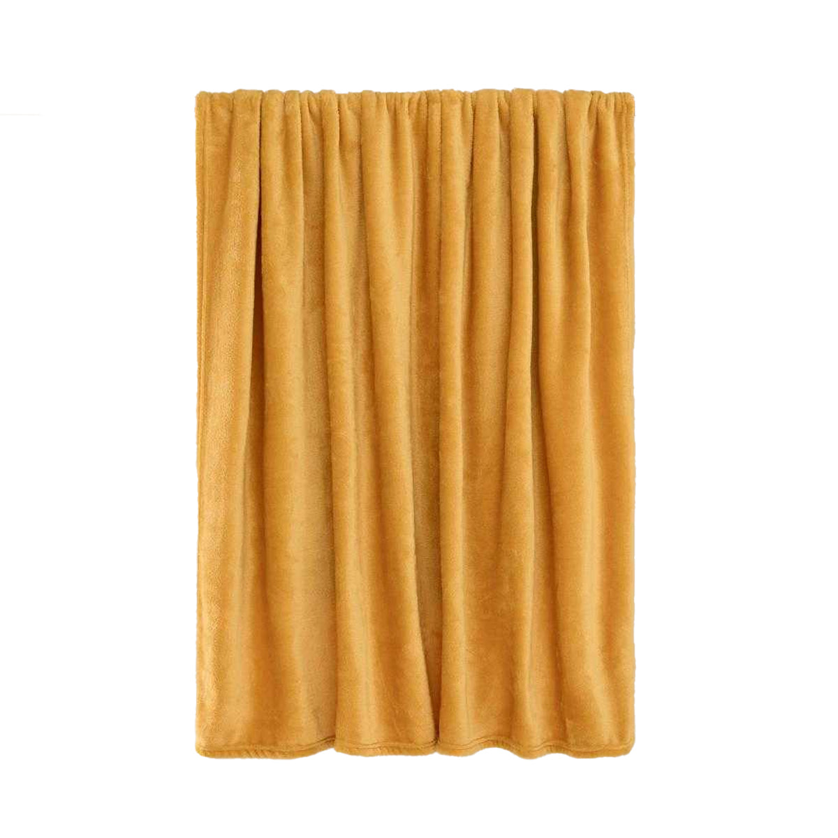 Ochre - Side - Furn Harrow Fleece Throw