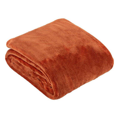 Red - Front - Furn Harrow Fleece Throw