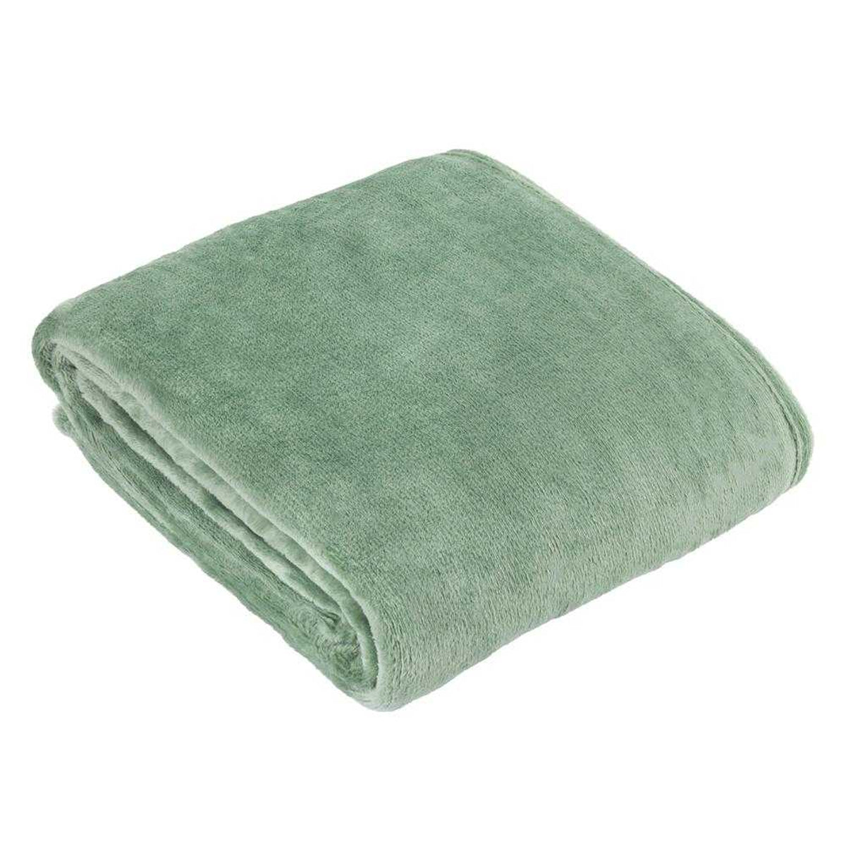 Sage - Front - Furn Harrow Fleece Throw