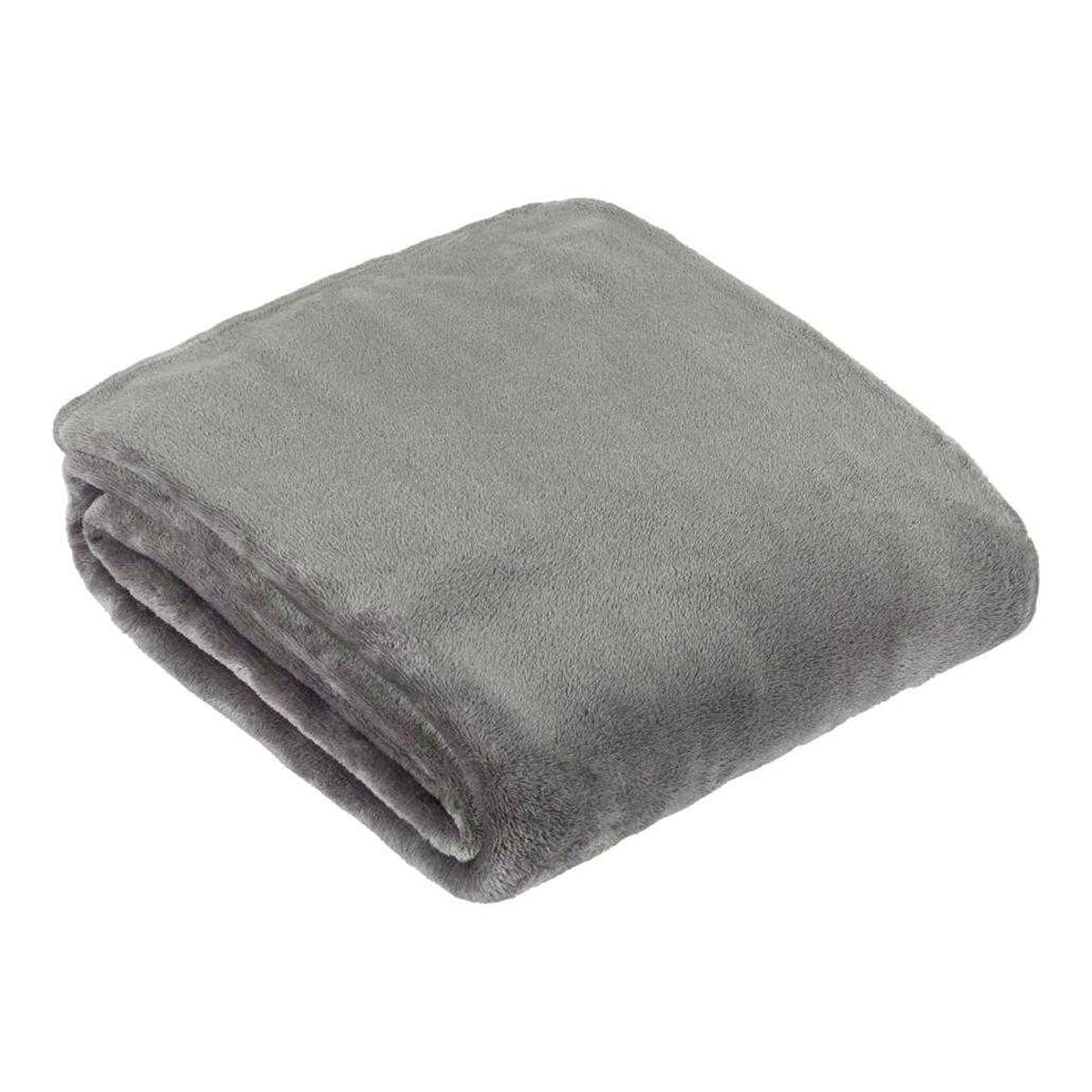 Charcoal - Front - Furn Harrow Fleece Throw
