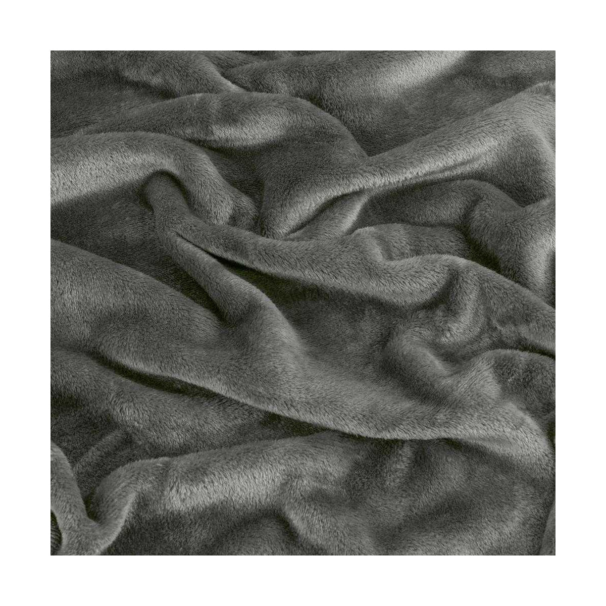 Charcoal - Back - Furn Harrow Fleece Throw