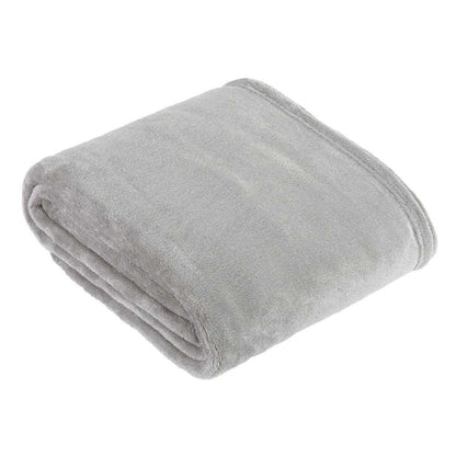 Grey - Front - Furn Harrow Fleece Throw