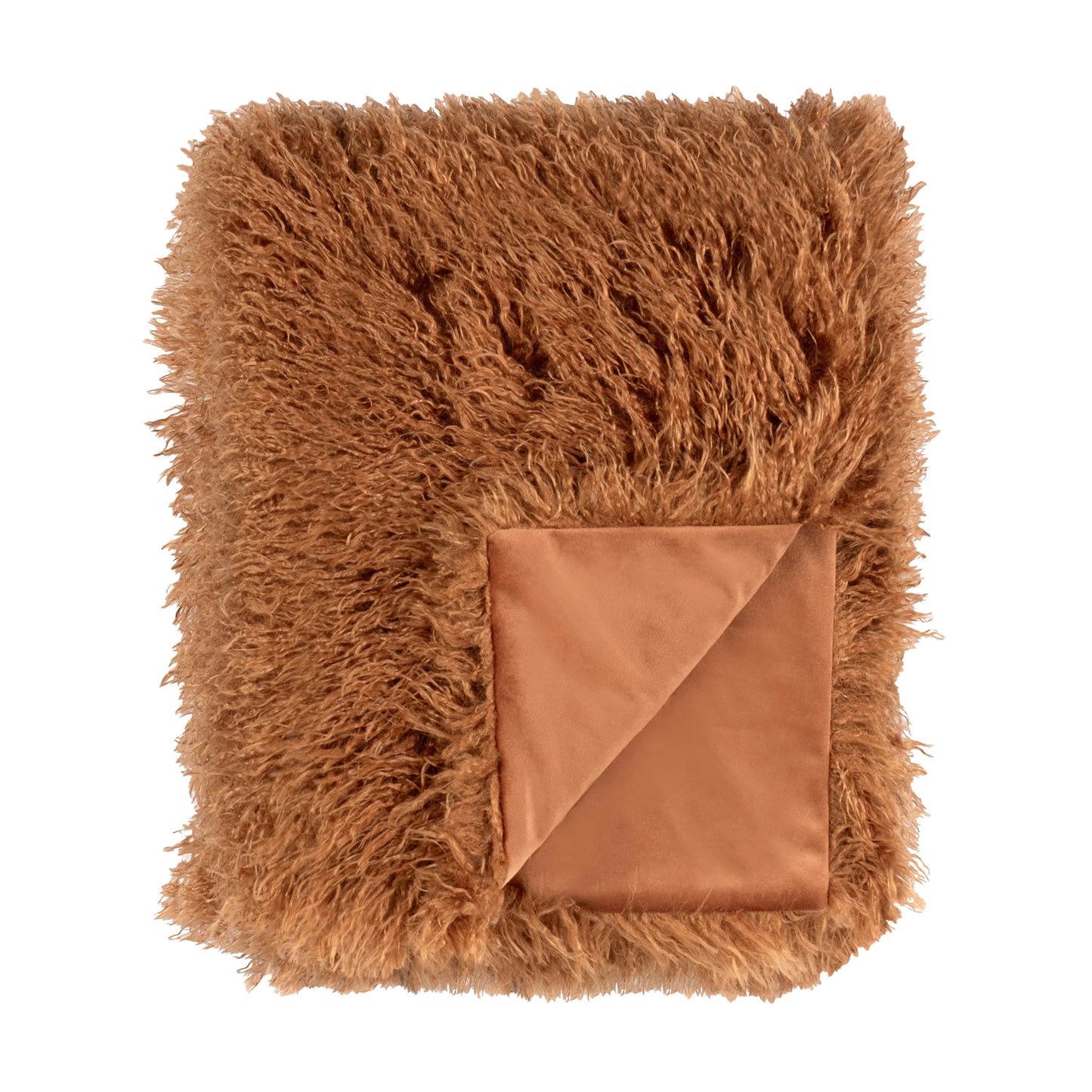 Ginger - Front - Furn Rowan Faux Fur Throw