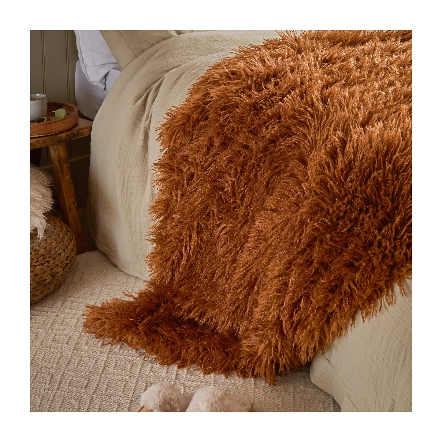 Ginger - Back - Furn Rowan Faux Fur Throw