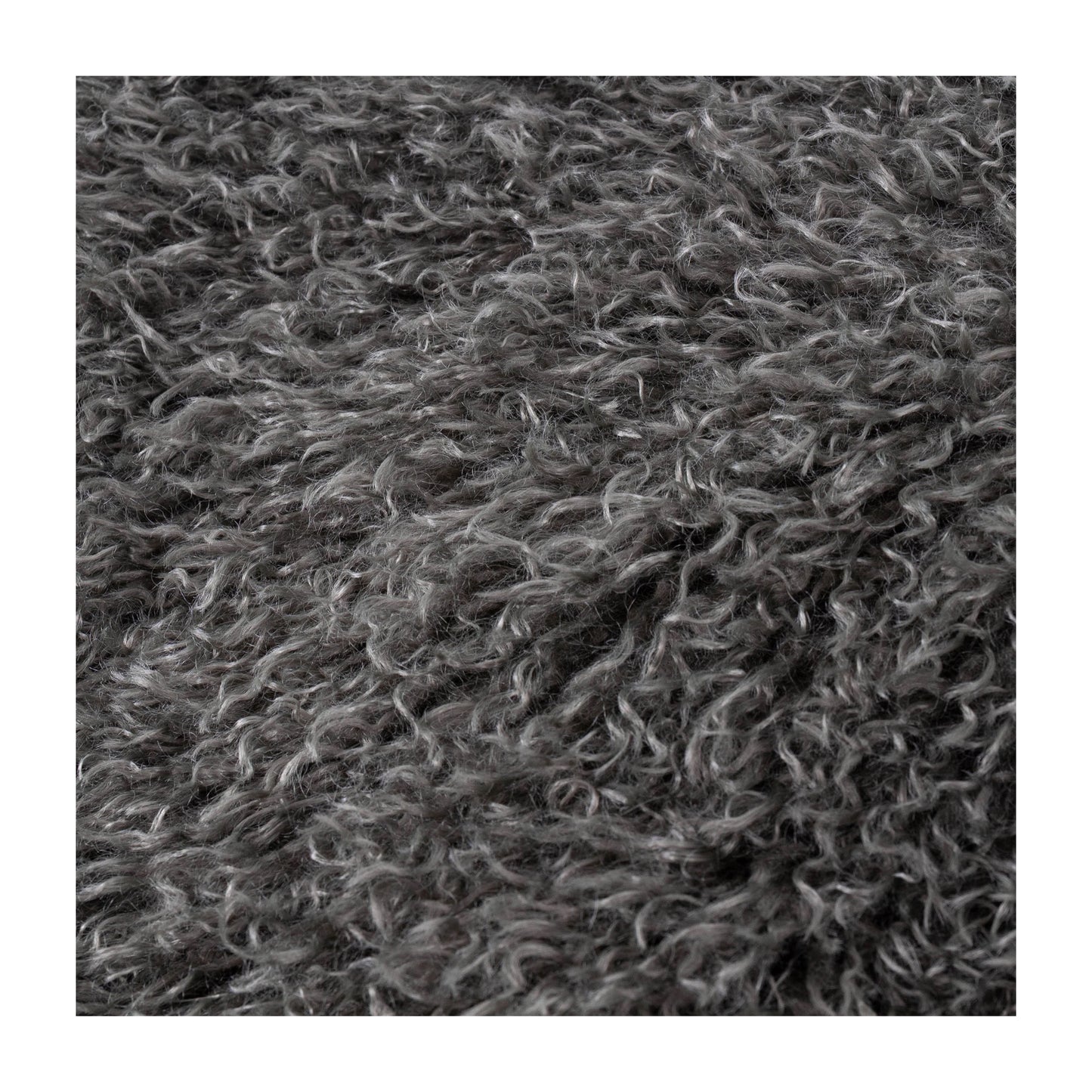 Grey - Side - Furn Rowan Faux Fur Throw
