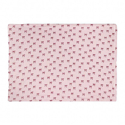 Silk Pink - Back - Furn Noortje Sherpa Fleece Bow Throw
