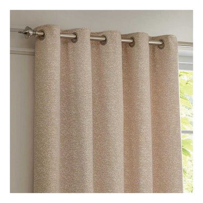 Blush - Back - Paoletti New Galaxy Chenille Eyelet Curtains