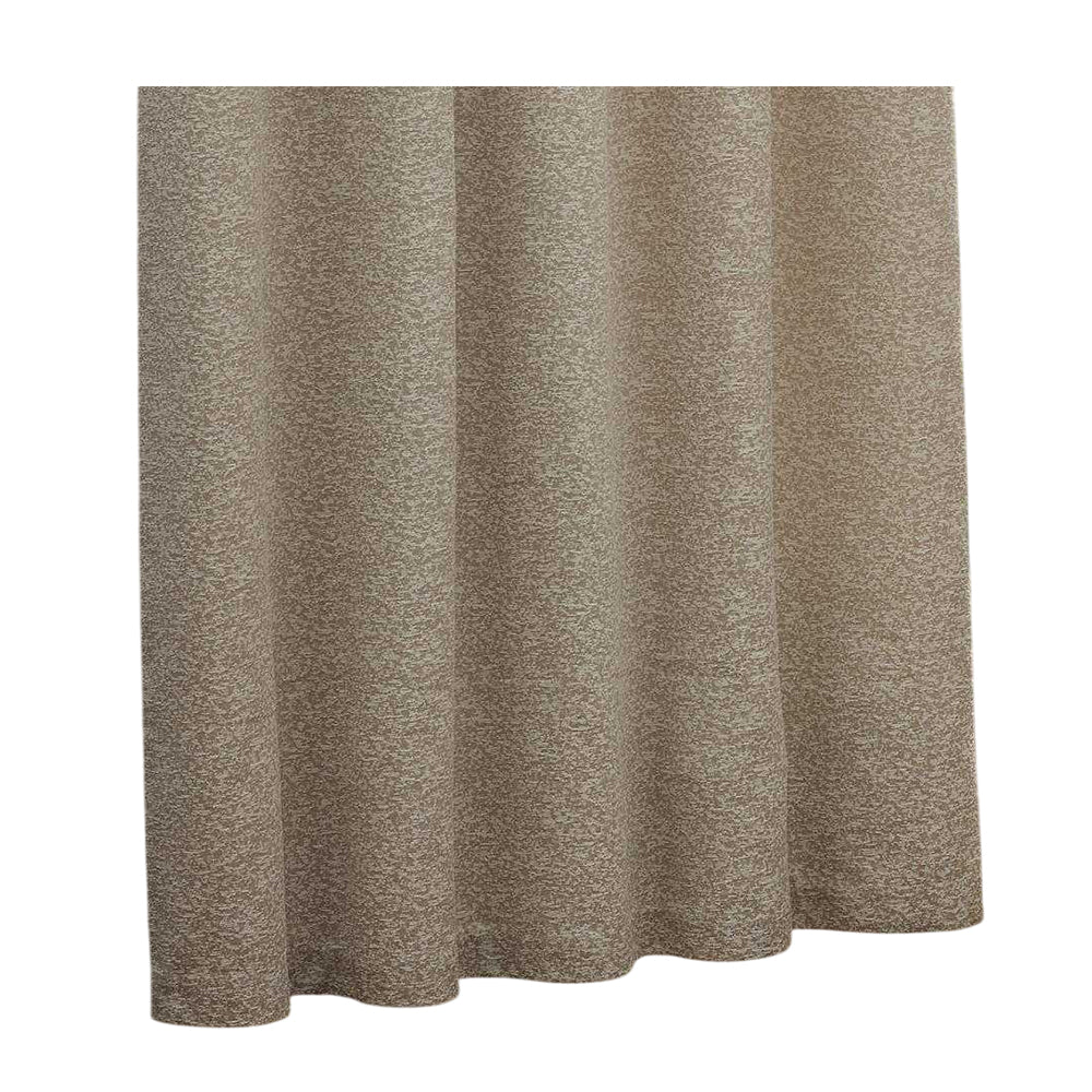 Ivory - Front - Paoletti New Galaxy Chenille Eyelet Curtains