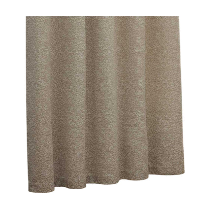 Ivory - Front - Paoletti New Galaxy Chenille Eyelet Curtains