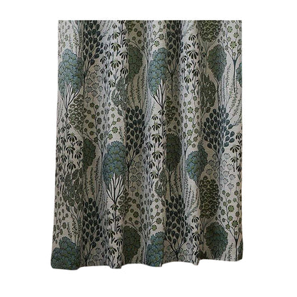 Thyme-Mineral - Front - Wylder Ophelia Jacquard Floral Eyelet Curtains