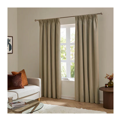 Mocha - Lifestyle - Furn Ultimate Velvet Eyelet Curtains