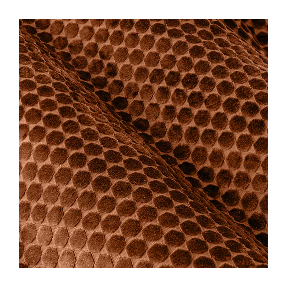 Copper - Side - Furn Neptune Velvet Eyelet Curtains