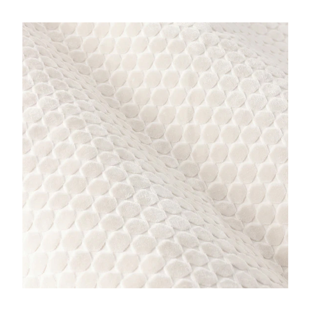 Ivory - Side - Furn Neptune Velvet Eyelet Curtains