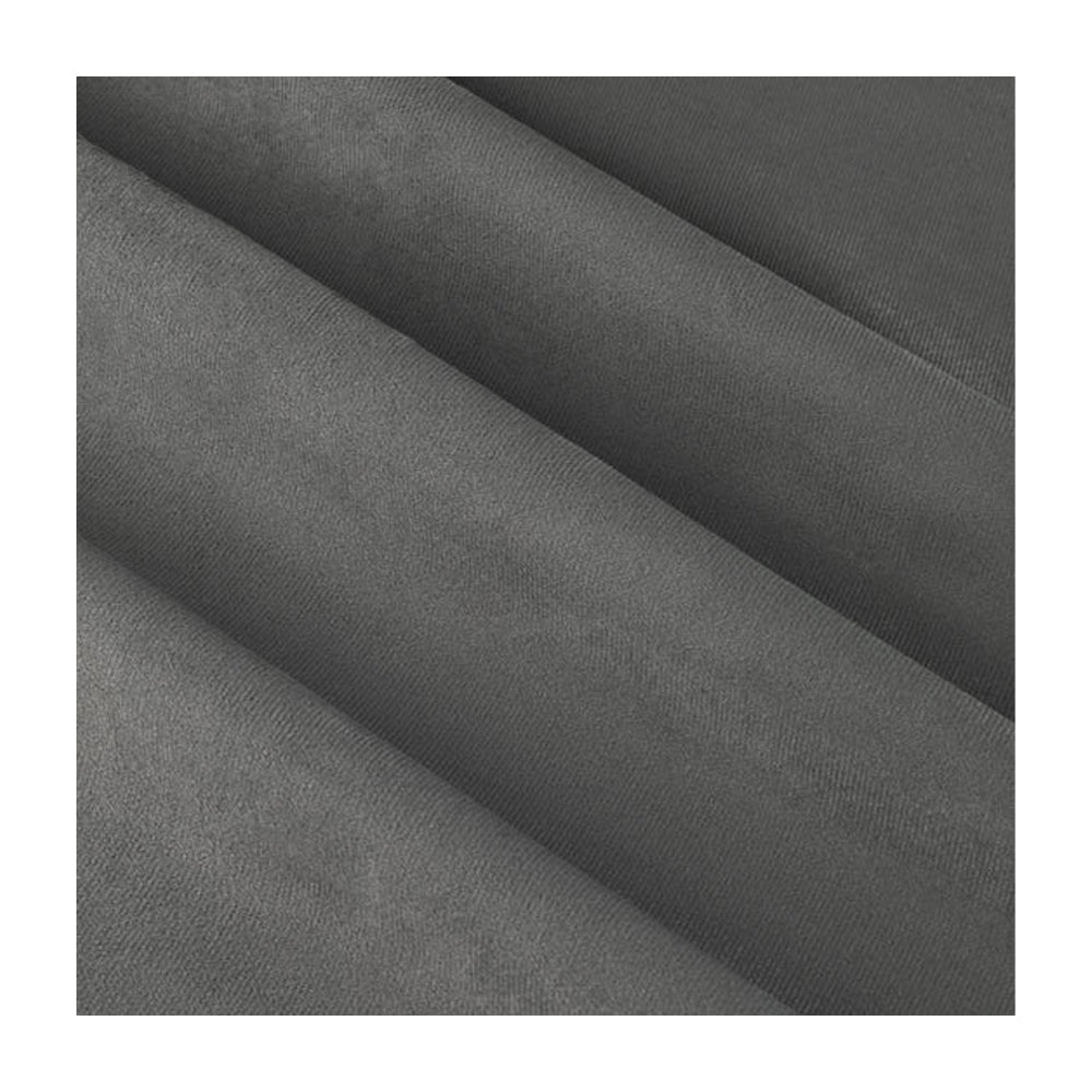 Charcoal - Side - Furn Ultimate Velvet Pencil Pleat Curtains