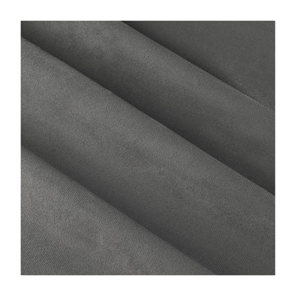 Charcoal - Side - Furn Ultimate Velvet Pencil Pleat Curtains