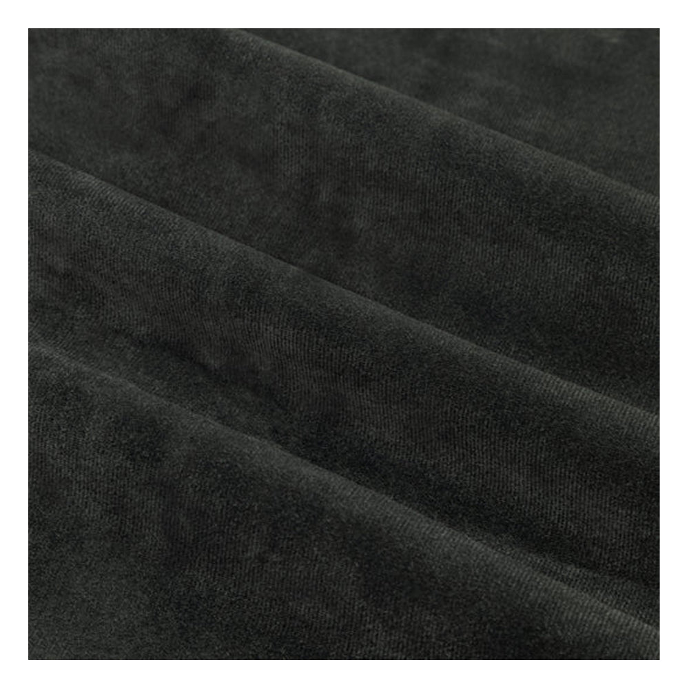 Black - Side - Furn Ultimate Velvet Pencil Pleat Curtains