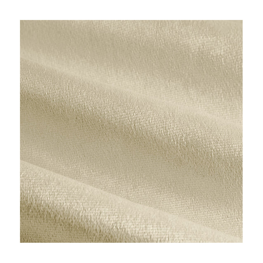Natural - Side - Furn Ultimate Velvet Pencil Pleat Curtains