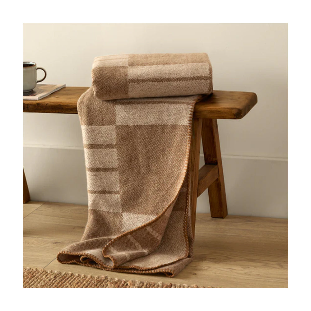 Biscuit - Side - Yard Harlech Woven Reversible Throw