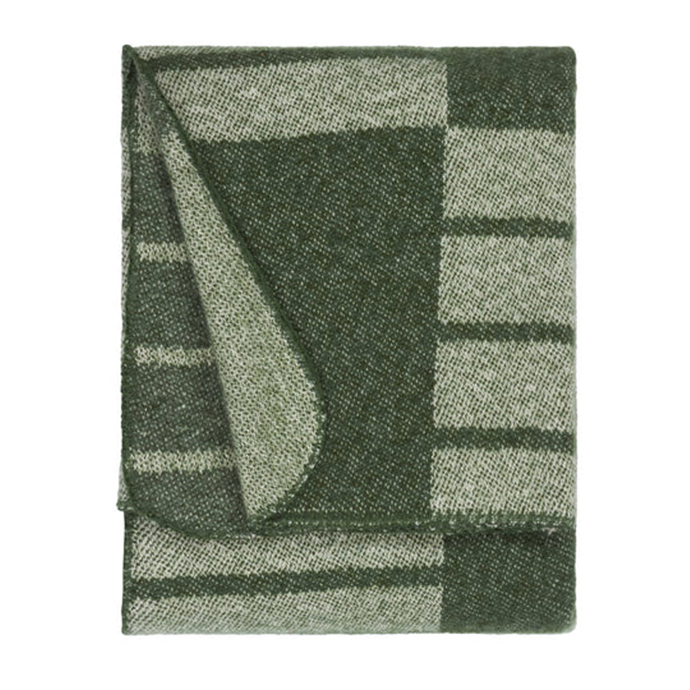 Moss - Front - Yard Harlech Woven Reversible Throw