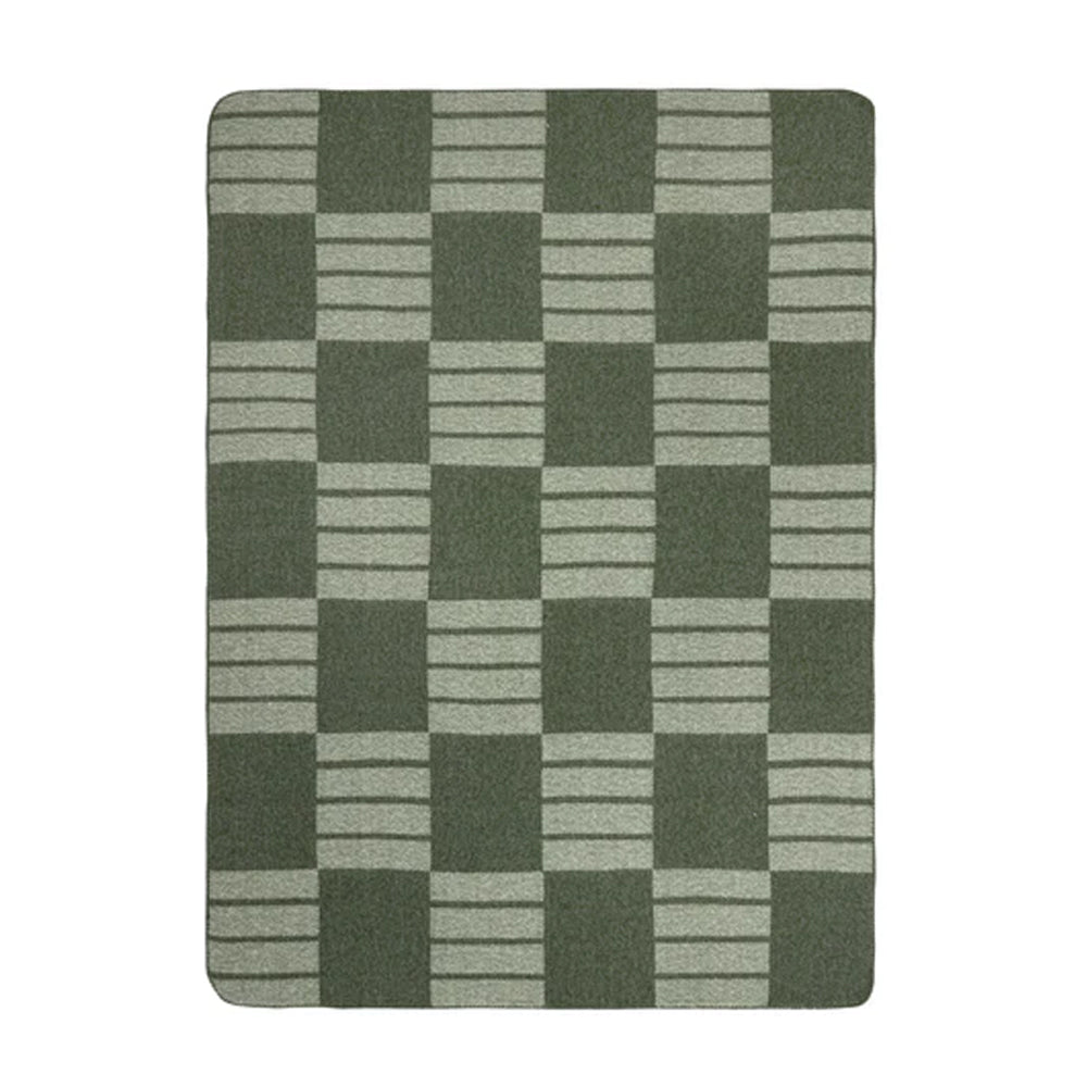 Moss - Back - Yard Harlech Woven Reversible Throw