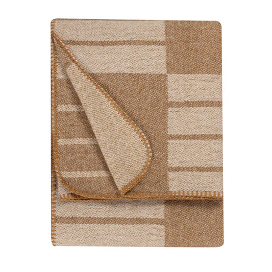 Biscuit - Front - Yard Harlech Woven Reversible Throw