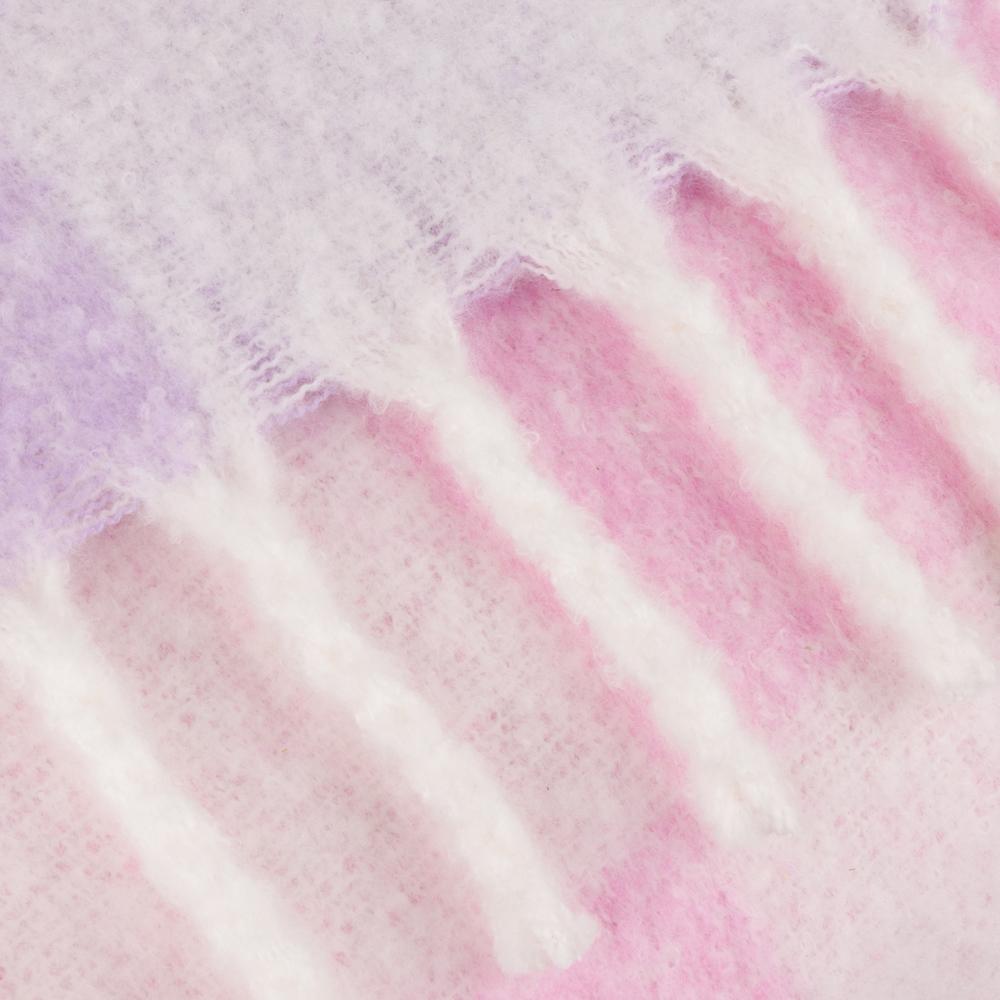 Aqua Blossom - Side - Furn Maisie Checked Tassel Throw