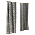 Silver - Front - Riva Home Hanover Ringtop Curtains