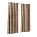 Beige - Front - Riva Home Hanover Ringtop Curtains