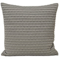 Silver - Front - Riva Home Honeycomb Cushion Cover