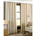 Cream - Front - Riva Home Imperial Ringtop Curtains