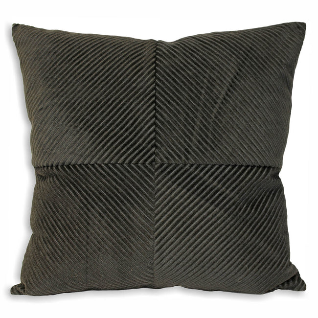 Charcoal - Front - Riva Home Infinity Cushion Cover
