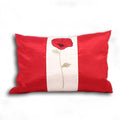 Cream-Red - Front - Riva Home Poppet Cushion Cover