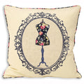Navy - Front - Riva Home Victoria Mannequin Cushion Cover