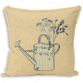 Blue - Front - Riva Home Watering Can Cushion Cover