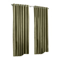 Mocha - Front - Riva Home Wellesley Ringtop Curtains
