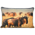 Tan - Front - Riva Home Wildebeest Cushion Cover
