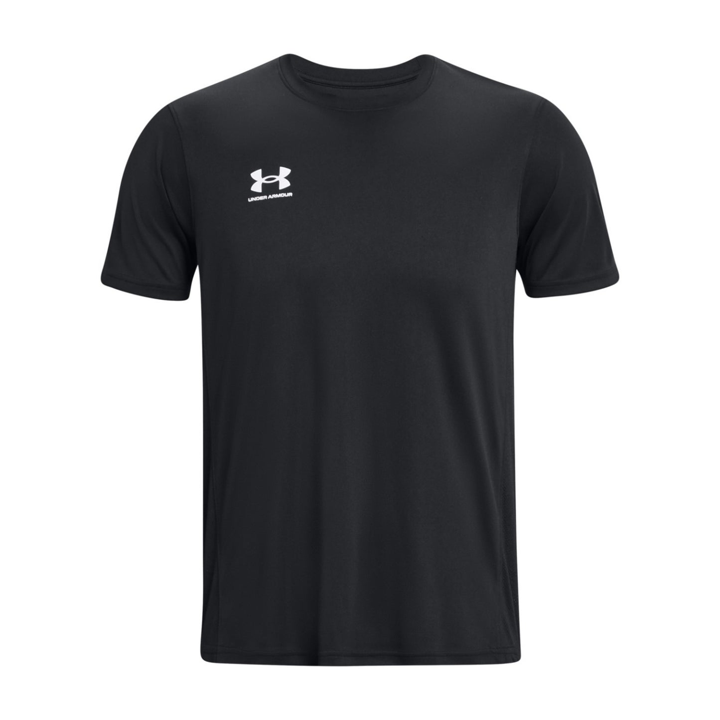 Black-White - Front - Under Armour Mens Challenger Training T-Shirt