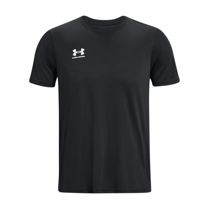 Black-White - Front - Under Armour Mens Challenger Training T-Shirt
