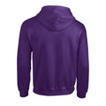 Purple - Back - Gildan Mens Heavy Blend Hooded Sweatshirt