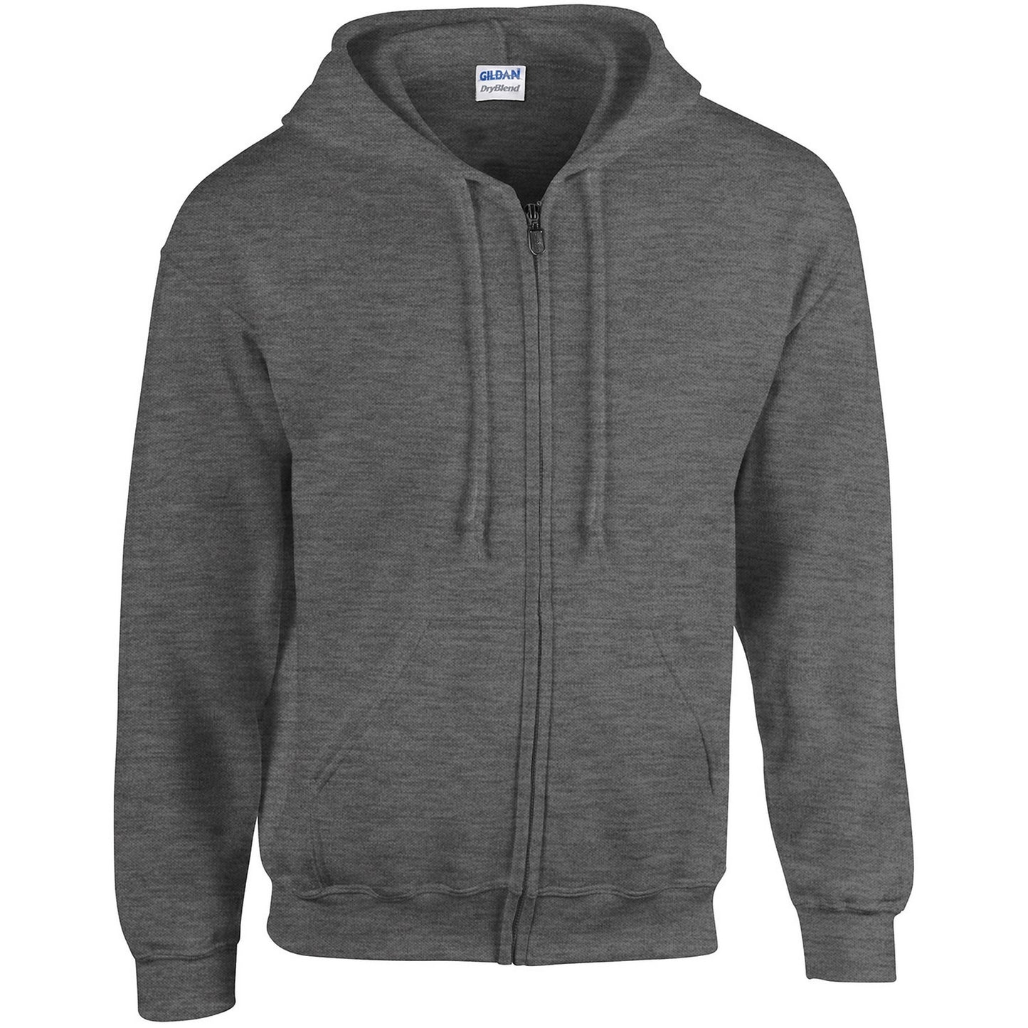 Dark Heather - Front - Gildan Mens Heavy Blend Hooded Sweatshirt