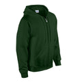 Forest Green - Side - Gildan Mens Heavy Blend Hooded Sweatshirt