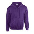 Purple - Front - Gildan Mens Heavy Blend Hooded Sweatshirt