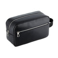 Black - Front - Quadra Tailored Luxe PU Wash Bag