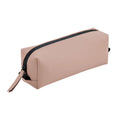 Nude Pink - Front - Bagbase Matte PU Accessory Bag