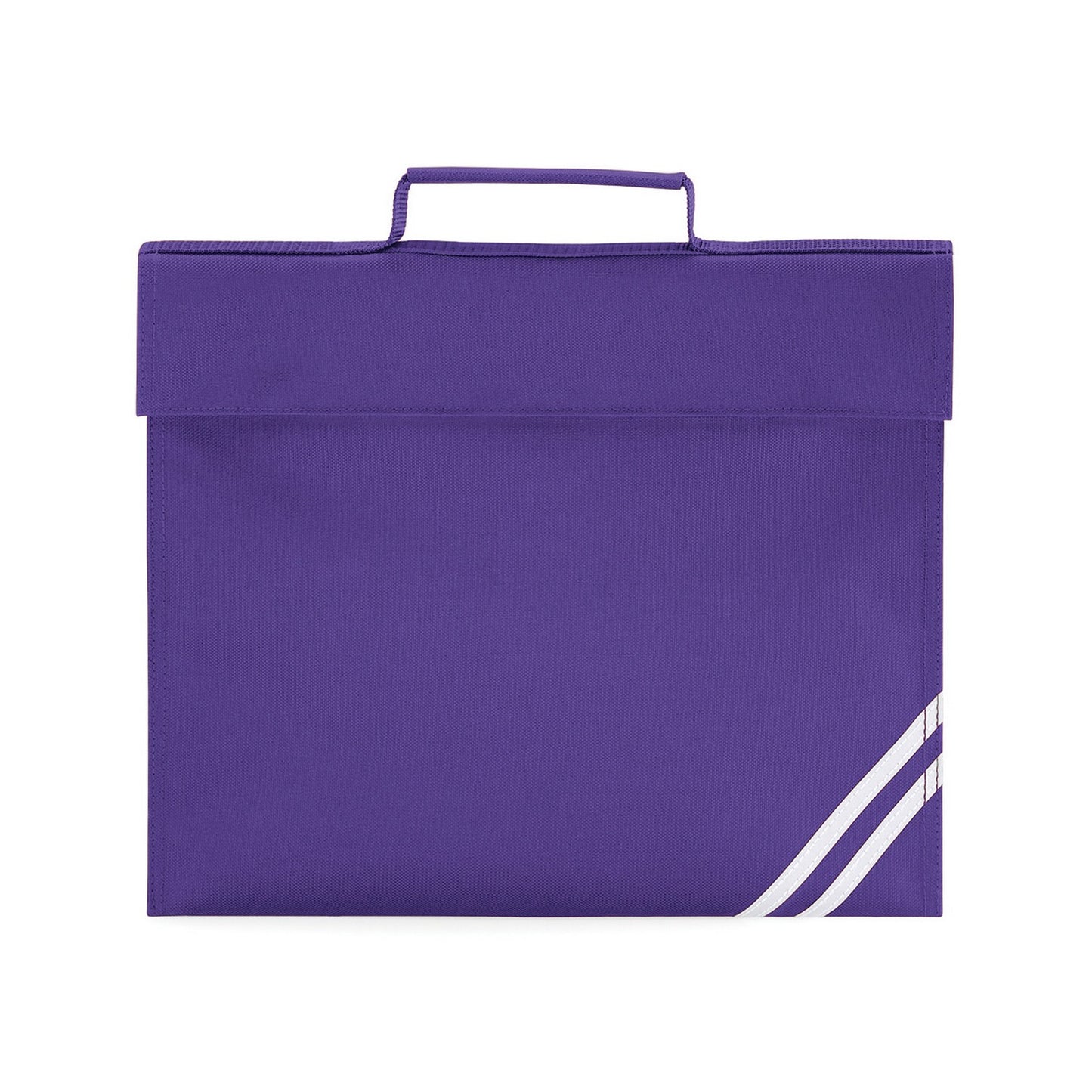 Purple - Front - Quadra Classic Book Bag