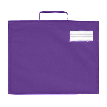Purple - Back - Quadra Classic Book Bag