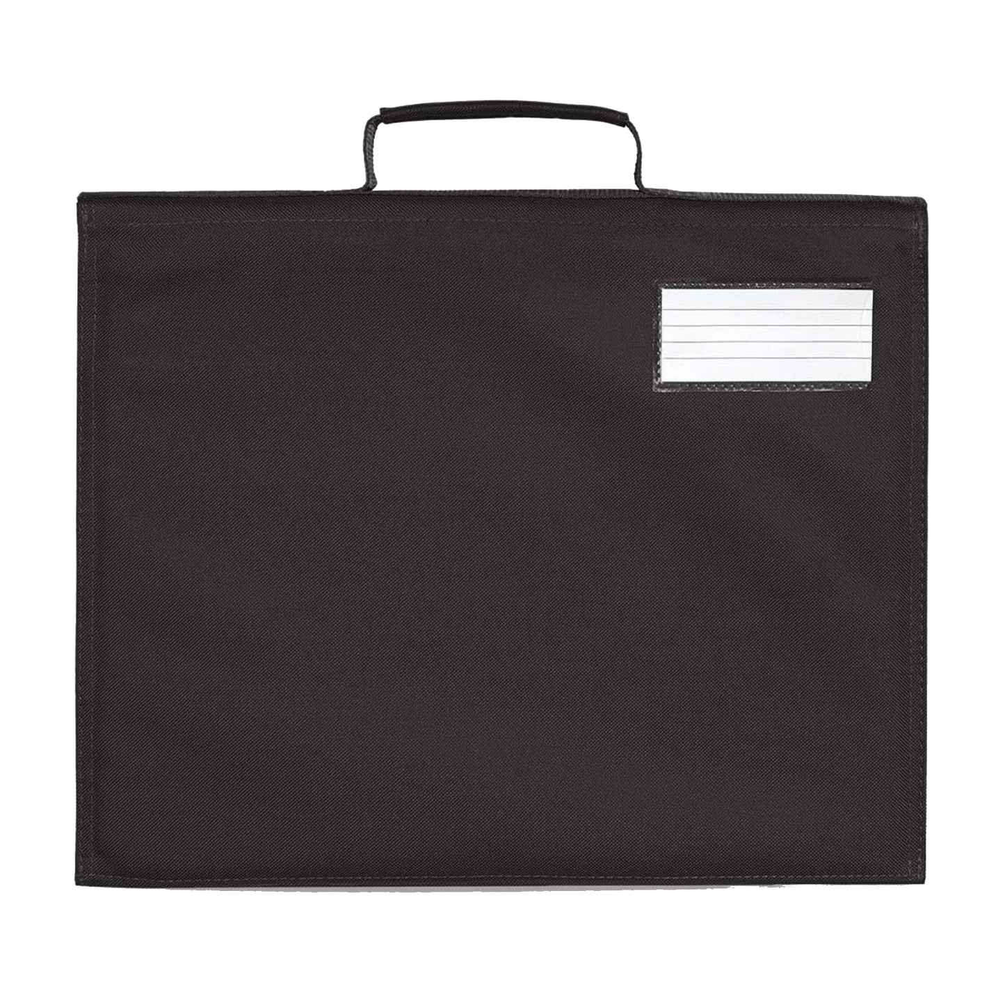 Black - Back - Quadra Classic Book Bag